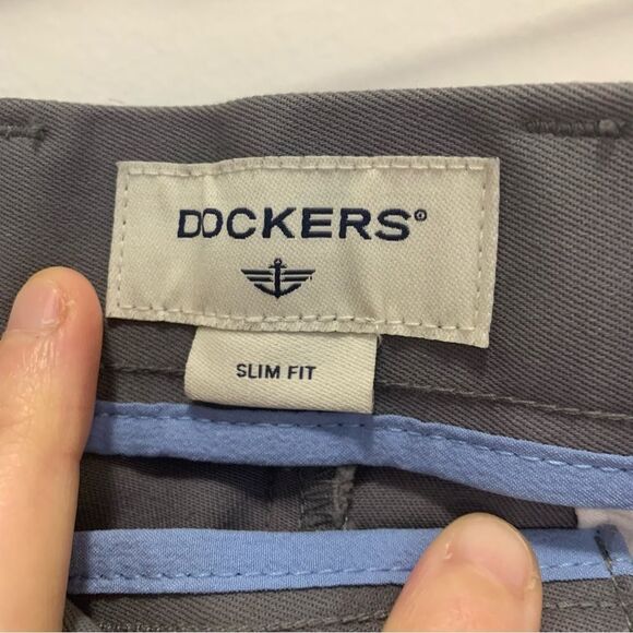 Dockers Slim Fit Men's Grey Pants 31x30 - Picture 3 of 6